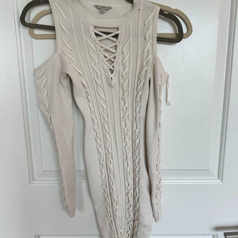 Knit sweater dress